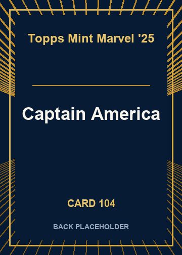 Captain America back card image