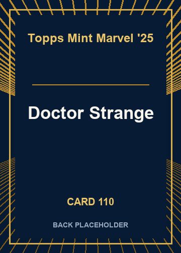 Doctor Strange back card image