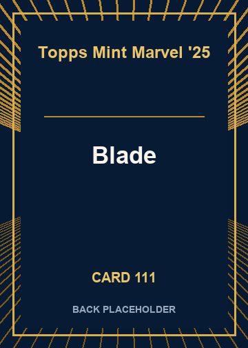 Blade back card image