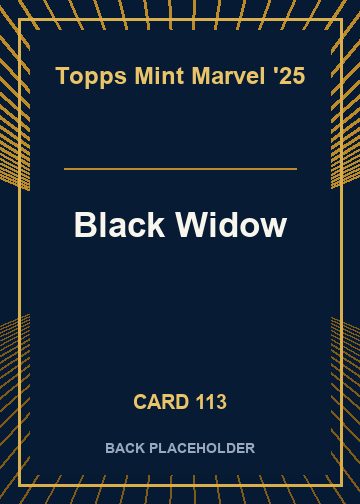 Black Widow back card image