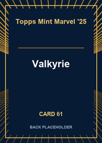 Valkyrie back card image