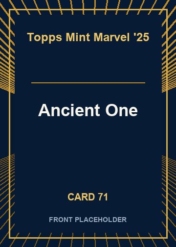 Ancient One card thumbnail
