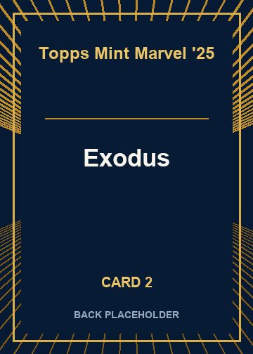 Exodus back card image