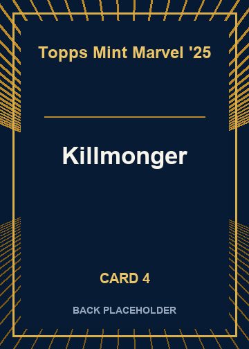 Killmonger back card image