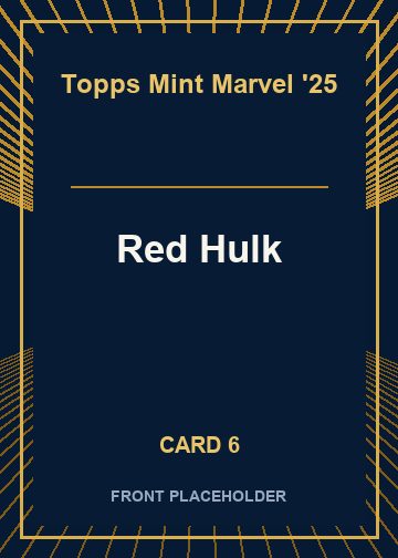 Red Hulk card thumbnail