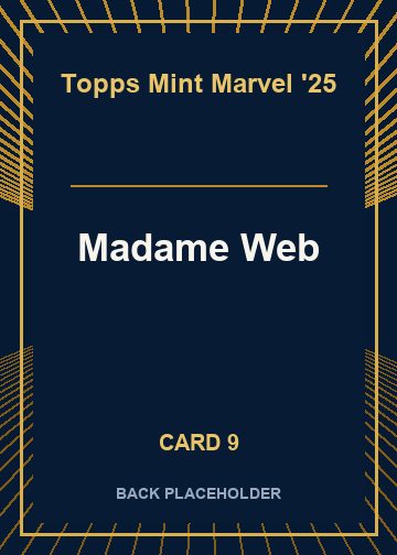 Madame Web back card image