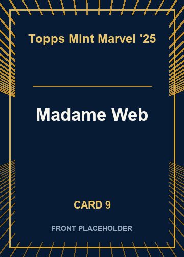 Madame Web front card image