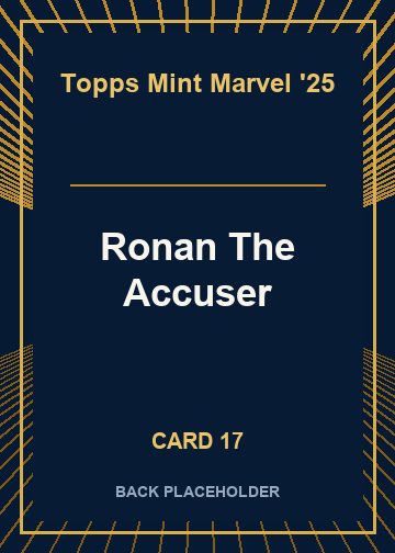 Ronan The Accuser back card image