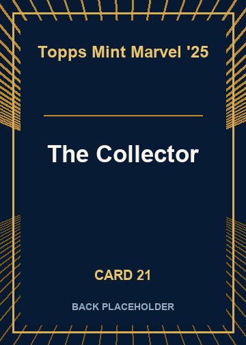The Collector back card image
