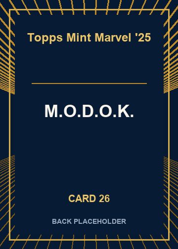 M.O.D.O.K. back card image