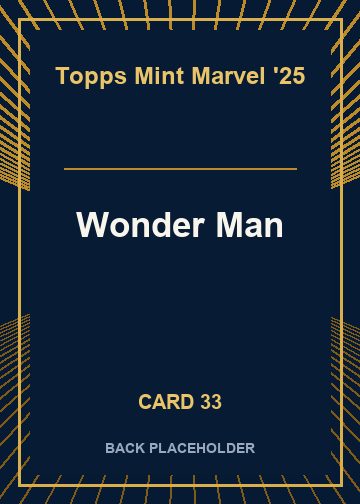 Wonder Man back card image