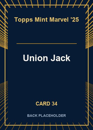 Union Jack back card image