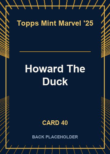 Howard The Duck back card image