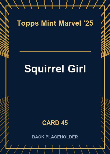 Squirrel Girl back card image