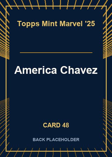 America Chavez back card image