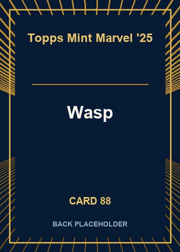 Wasp back card image
