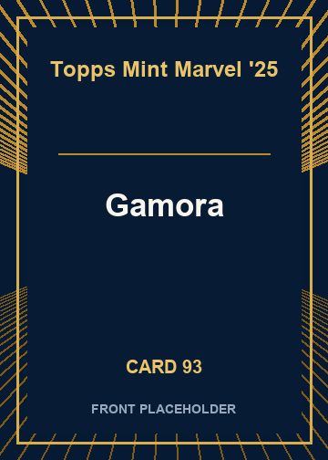 Gamora card thumbnail