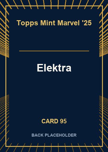 Elektra back card image