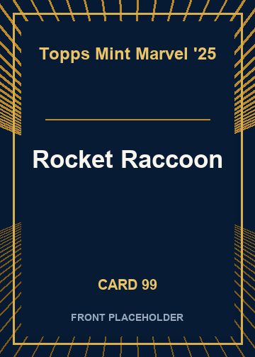 Rocket Raccoon card thumbnail