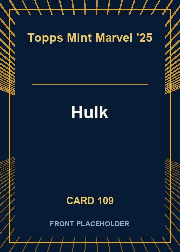 Hulk card thumbnail