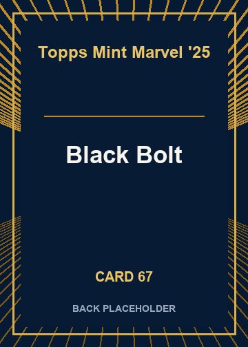 Black Bolt back card image