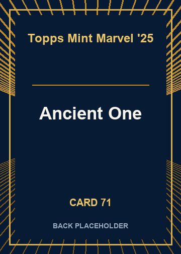 Ancient One back card image