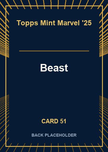 Beast back card image