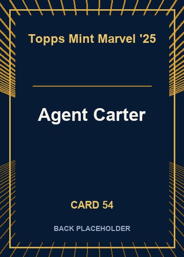 Agent Carter back card image