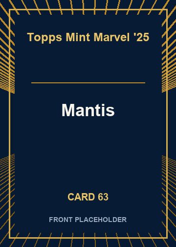 Mantis front card image