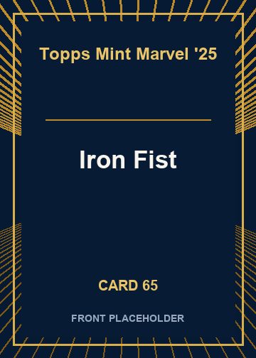 Iron Fist front card image