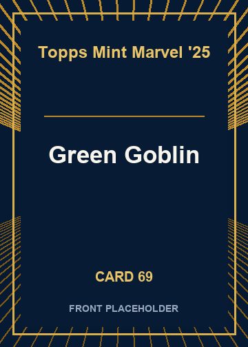 Green Goblin front card image
