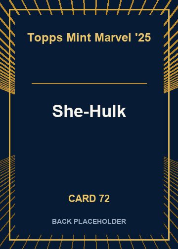 She-Hulk back card image