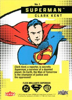 Superman back artwork