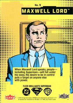 Maxwell Lord back artwork