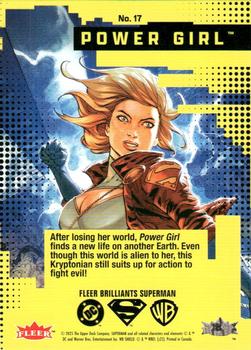 Power Girl back artwork