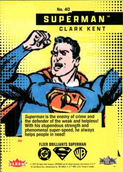 Superman back card image