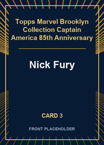 Nick Fury front artwork