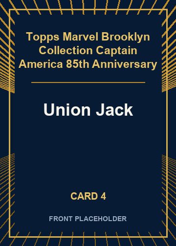Union Jack front artwork