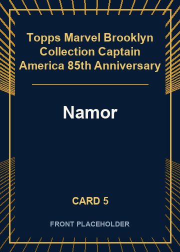 Namor front artwork