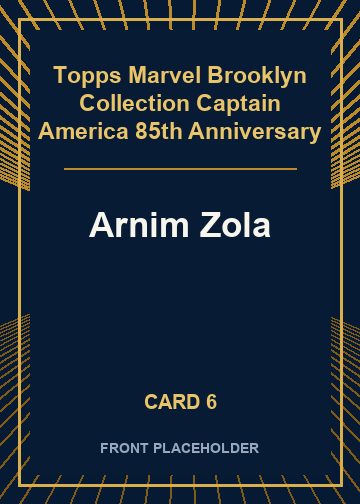 Arnim Zola front artwork