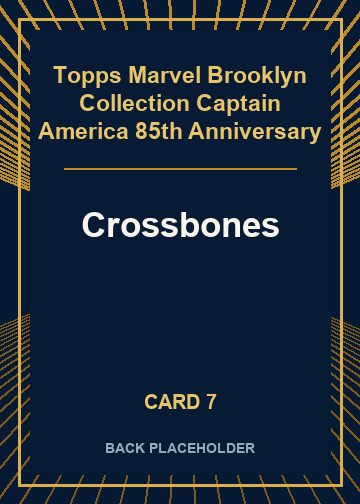 Crossbones back artwork