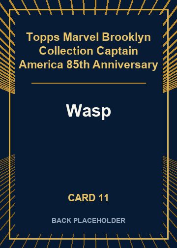 Wasp back artwork