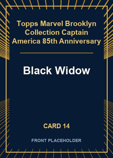 Black Widow front artwork