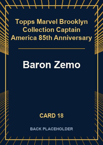 Baron Zemo back artwork
