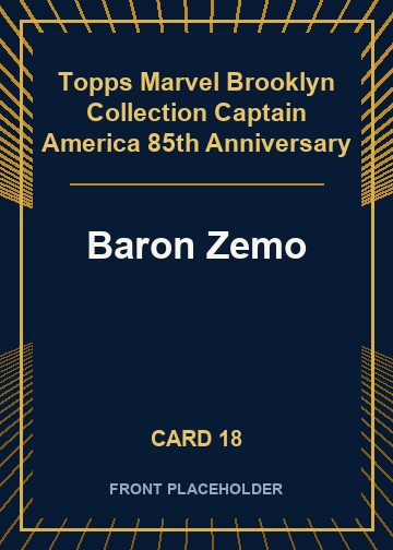 Baron Zemo front artwork