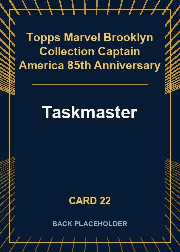 Taskmaster back artwork