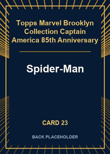 Spider-Man back artwork