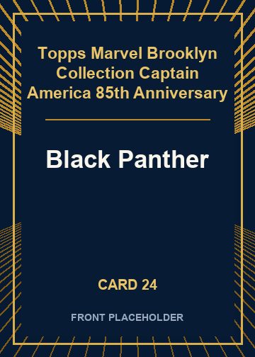 Black Panther front artwork