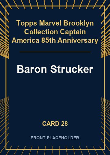 Baron Strucker front artwork