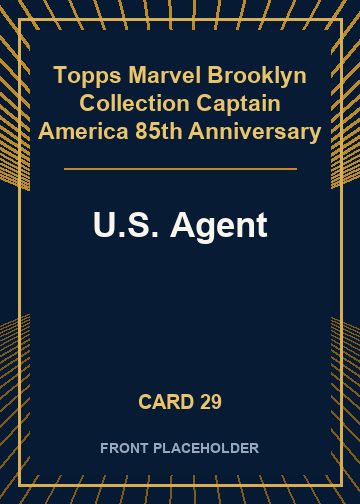 U.S. Agent front artwork